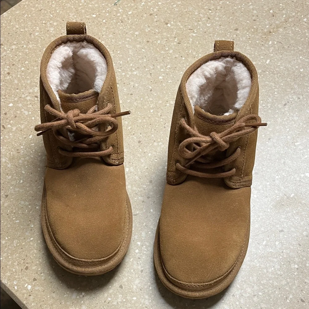 UGG Kids Tan Boots - Picture 2 of 4